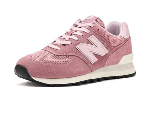 Image of New Balance Womens 574, Alpha Pink/Nb 102 White, 6