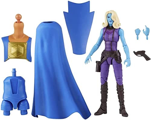 Image of Marvel Legends Series 15 cm Scale Action Figure Toy Heist Nebula, Premium Design, 1 Figure, 1 Accessory, and 2 Build-a-Figure Parts, Multicolor