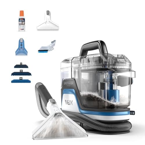 Image of Vax SpotWash Home Duo Stain Cleaner Upholstery Cleaner Device - Carpet and Upholstery Cleaner with Quick Drying, Antimicrobial Protection and Powerful Deep Cleaning for Multiple Surfaces