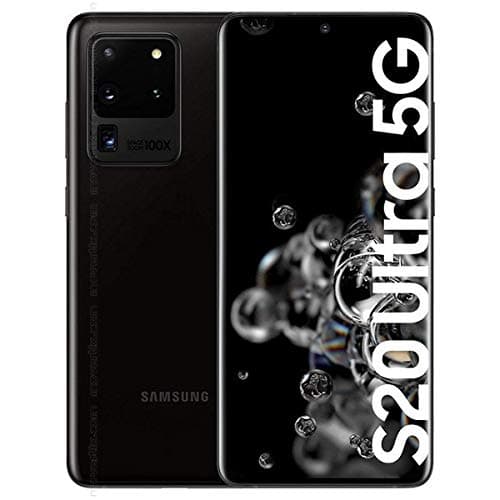Image of Samsung Galaxy S20 Ultra 5G Mobile Phone; Sim Free Smartphone - Cosmic Black, (UK Version)