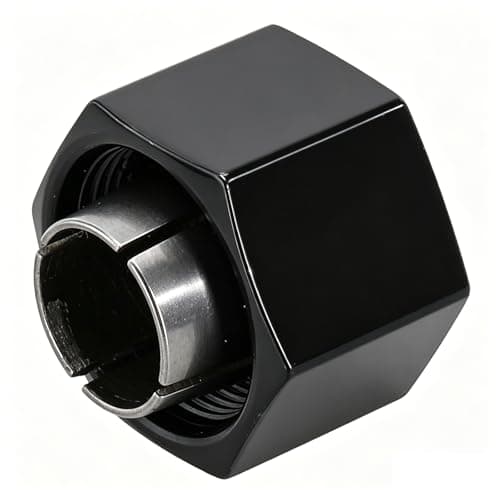 Image of Newyuan Router Collet Nut Compatible with DeWalt DW621 DW616 DCW620 DCW620NT DW625 DW6214 (1/2")
