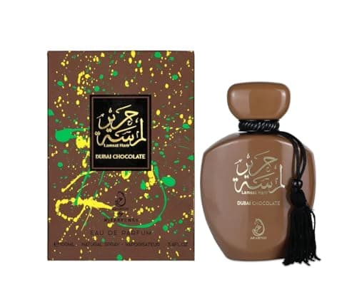 Image of Lamsat Harir Dubai Chocolate Eau de Parfum 100ml, Sweet Gourmand Oriental Fragrance, Long-Lasting Unisex Scent