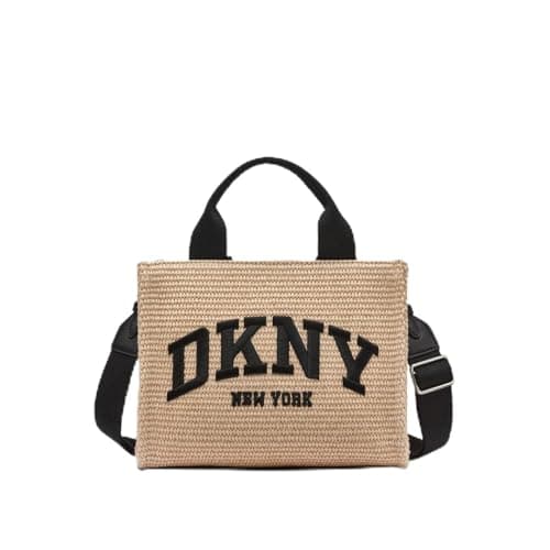 Image of DKNY Hadlee SM Tote Womens - Natural/Black One Size