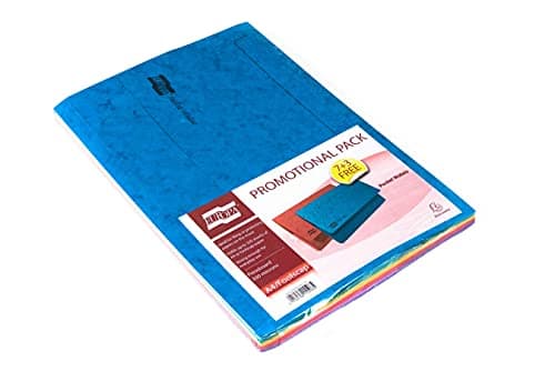 Image of Exacompta 5260SZ Europa Pocket Wallets, 265gsm, Foolscap - Assorted Colours, Pack 10