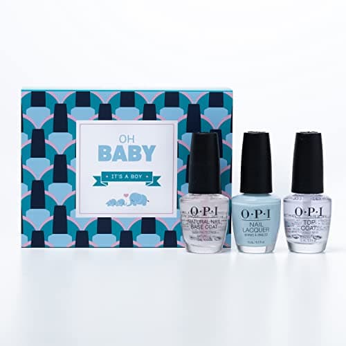 Image of OPI Classic Nail Polish, Long-Lasting Luxury Nail Varnish, Original High-Performance, It's A Boy Gift Set, 3 x 15ml