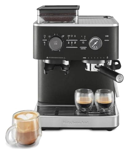 Image of KitchenAid KES6551 Semi-Automatic Espresso Coffee Machine with Coffee Mill