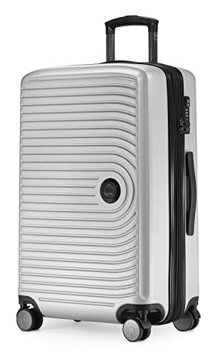 Image of Hauptstadtkoffer Mitte - Medium-Sized Hard-Shell Suitcase, TSA, 4 Wheels, Check-in Luggage with 8 cm Volume Expansion, 68 cm, 88 L, White Matt