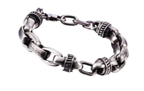 Image of Police Motive Stainless Steel Bracelet 200mm