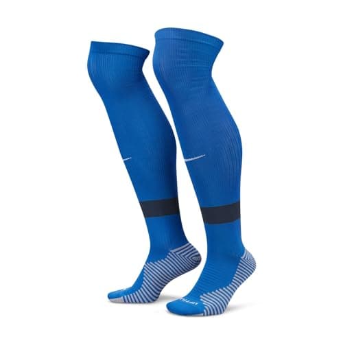 Image of Nike FQ8253-463 Strike Dri-FIT Socks Unisex ROYAL BLUE/MIDNIGHT NAVY/WHITE Size L