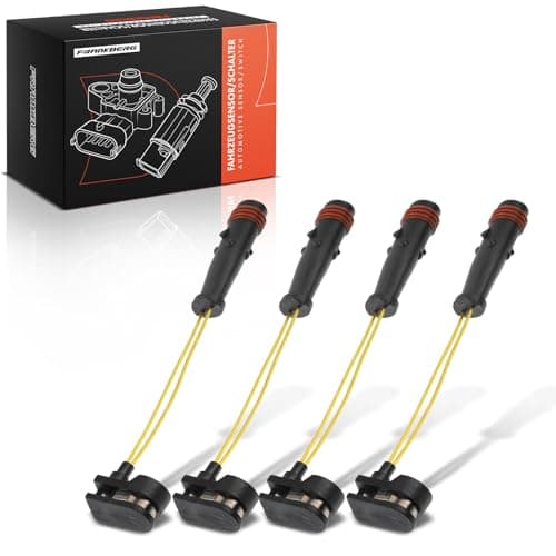 Image of Frankberg 4x Brake Pad Wear Sensor Brake Pad Wear Indicator Front and Rear Compatible with X164 320 2006-2012 W164 350 2005-2011 Viano Vito/Mixto W639 2003-2013