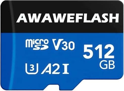 Image of 512GB Micro SD Card Memory Card High Speed Memory Card For Smartphone,Portable Gaming Devices and Drone, switch, video cameras,smart TV