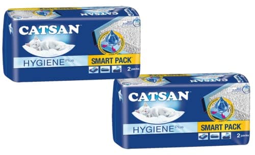 Image of Catsan Smart Pack Cat Litter 2 Inlays 4kg (PACK OF 4)
