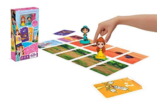 Image of Disney Princesses - Castle Race - Beauty and the Beast Card Game - Jasmine Aladdin