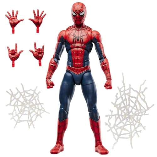 Image of Marvel Legends Series Spider-Man, Spider-Man Day Collectible 15-cm Action Figure Set