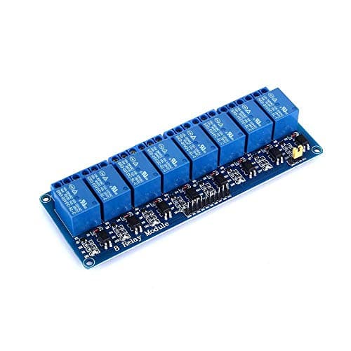 Image of Yizhet 5V 8 Channel-Relay, DC 5V 230V Relay Shield Module Control Board with Optocoupler for Raspberry Pi Arduino PIC AVR MCU DSP ARM TTL Logic