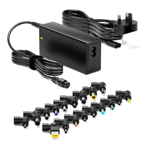 Image of Zolt 90W Universal Laptop Charger for HP Dell Asus Acer Samsung Chromebook Notebook Ultrabook Power Supply, 18 Tips