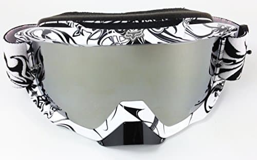 Image of Airspec Goggle-Shop Chrome Mirror Lens to fit FOX Motocross MX Goggles (Silver Mirror)