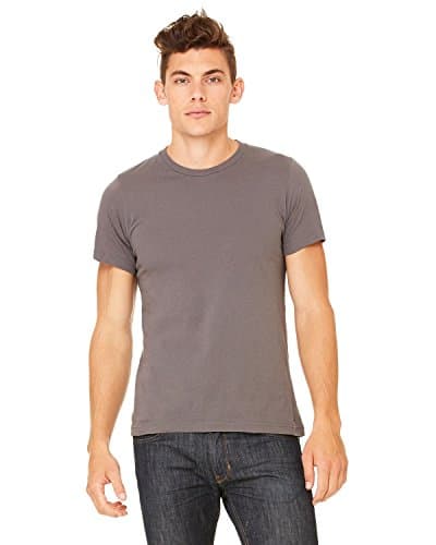Image of Product of Brand Bella + Canvas Unisex Jersey Short-Sleeve T-Shirt - Asphalt - S - (Instant Savings of 5% & More)