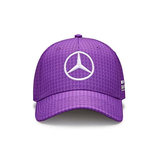 Image of Mercedes AMG Petronas Formula One Team - 2023 Lewis Hamilton Driver Cap - Purple - Unisex - Size: One Size