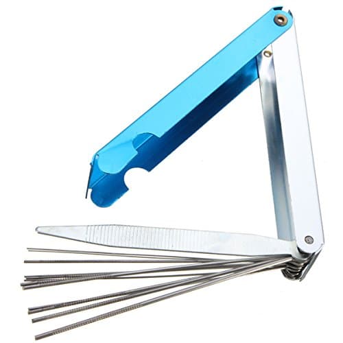 Image of MASUNN 13 In 1 Welding Tip Cleaner Cutting Nozzles Needle File Set Stainless Steel Reamers