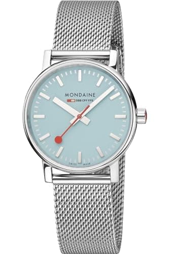 Image of Mondaine Evo2 Mens Analogue Quartz Watch with Stainless Steel Bracelet MSE.35140.SM