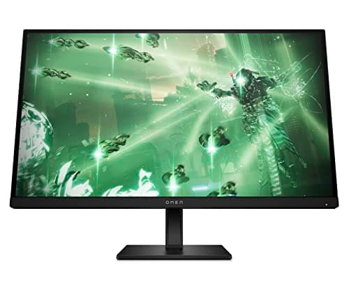 Image of HP OMEN 27q Gaming Monitor | 27'' QHD IPS 165hz | Gaming Console Compatible | 2x HDMI 2.0 | 1x DisplayPort 1.4 | AMD FreeSync Premium | Tilt Pivot & height adjustments | VESA Mountable | Black