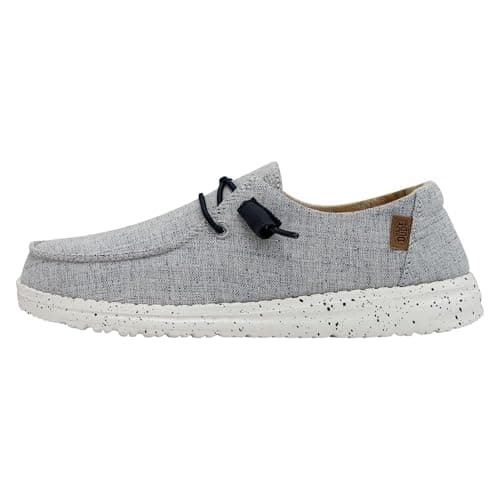Image of Hey Dude Wendy Chambray Women's Shoes White Blue Size EU 37, White Blue, 5 UK