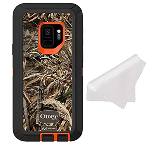 Image of OtterBox Defender Screenless Series Case for Samsung Galaxy S9 with Cleaning Cloth - Case Only - Non-Retail Packaging - Realtree Blaze Edge