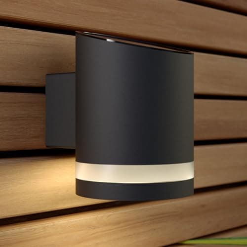 Image of SolarCentre® Truro Anthracite Grey Solar Powered Downlight Dusk Till Dawn Wireless LED Outdoor Wall Light
