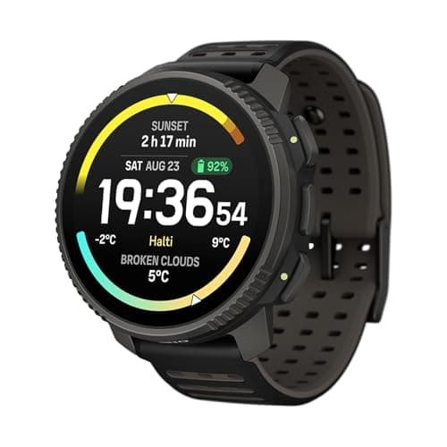 Image of SUUNTO Vertical 2 GPS Sport Watch, Bright AMOLED Touchscreen with Rugged Design, Built-in LED Flashlight, 20-Day Battery Life, Offline Maps, Trusted Navigation, 115+ Sport Modes (Titanium Black)