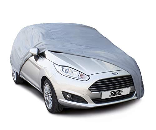 Image of Maypole Breathable Full Cover for Medium Cars Water Resistant, Grey