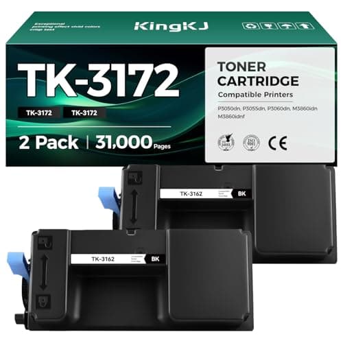 Image of TK-3172 TK3172 Toner Cartridges 2-Pack High Capacity with Chip Replacement for Kyocera TK-3172 1T02T80US0 Compatible with ECOSYS P3050dn P3055dn P3060dn M3860idn M3860idnf Printers Ink Kit Monochrome