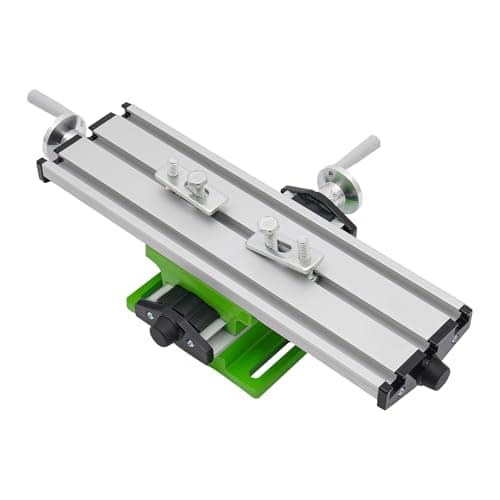 Image of X-Y Axis Milling Machine Worktable Aluminum Alloy Mini Drill Press 31 * 9cm Compound Drilling Slide Table Suitable for Miniature Bench Drills Drill Stands and Other Small Equipment