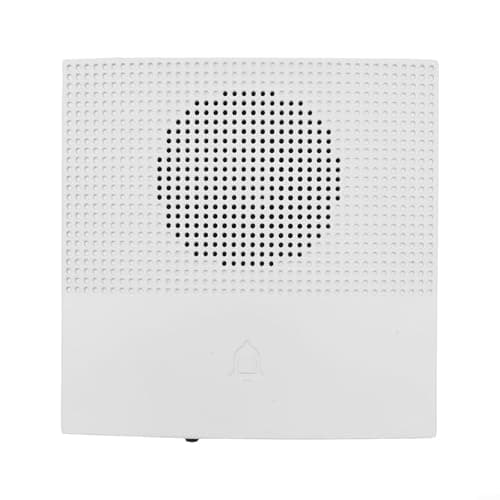 Image of HomeVortex DC12V Wired Doorbell, 38 Ringtones, 90dB Loud Speaker, ABS Fire-Retardant, Compact Wall-Mount Chime for Home Shop Office for ACCESS Control System, White
