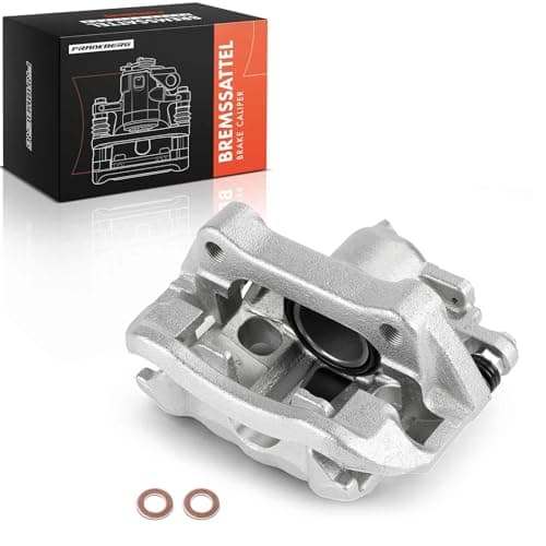 Image of Frankberg Brake Caliper with Bracket Front Right Ø54 mm Compatible with California T4 Camper 70J 7DJ 7DK Transporter IV Bus 70_ 7D_ Replace# 7D0615124D