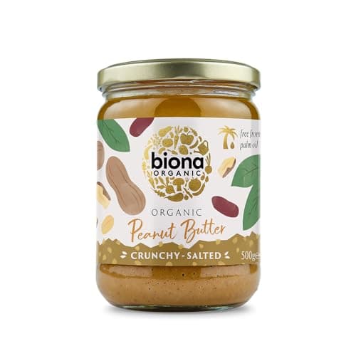 Image of Biona Organic Crunchy Peanut Butter, 500g