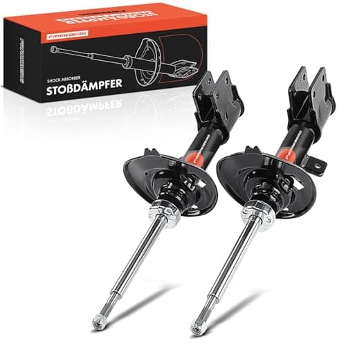 Image of Frankberg 2x Shock Absorber Strut Front Left Right 514mm Gas pressure Compatible with C4 II NC DS4 NX 3008 MPV 0U DS4/DS4 Crossback NX Replace# 5208G2, 5208G3