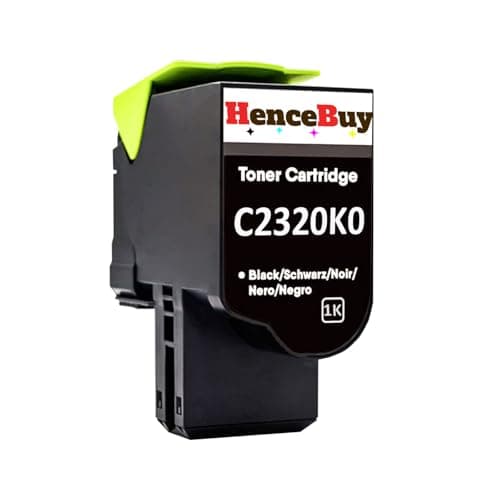 Image of HenceBuy Compatible Black Toner Cartridge Replacement for Lexmark C2425 MC2425 MC2425adw C2535dw MC2535 MC2535adwe MC2325 MC2325adw C2325 C2325dw MC2640 MC2640adwe C2320K0 (1 Black)