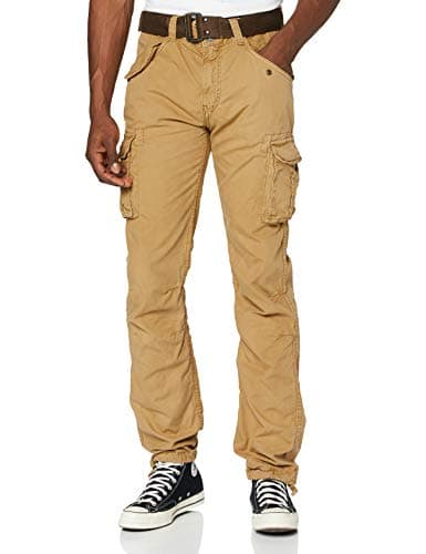 Image of Schott NYC Men's Trousers, Beige, W32