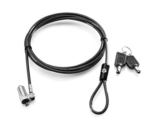 Image of HP T1A62AA Notebook Security Cable Lock Keyed Cable Lock 10 mm