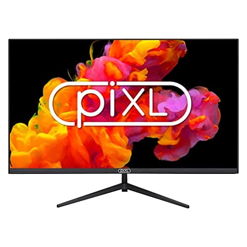 Image of piXL CM32F4 32 Inch Frameless Monitor, Widescreen IPS LCD Panel, Full HD 1920x1080, 4ms Response Time, 60Hz Refresh, Display Port/HDMI, 16.7 Million Colour Support, VESA Wall Mount, Black Finish