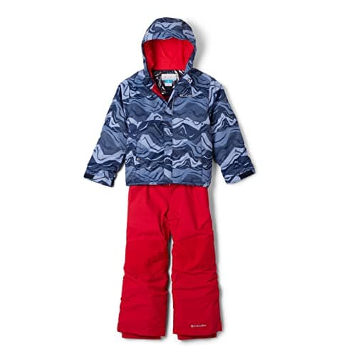 Image of Columbia Unisex Baby Buga Snowsuit Set, Collegiate Navy Tectonic, 6/12