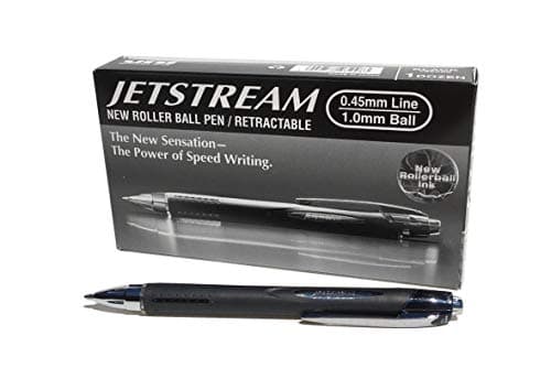 Image of Uni-Ball SXN-210 Jetstream RT Retractable Rollerball Pen Black Ink - Pack of 12