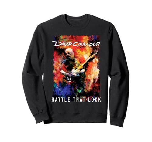 Image of Official David Gilmour Rattle that Lock Guitar Color Storm Sweatshirt
