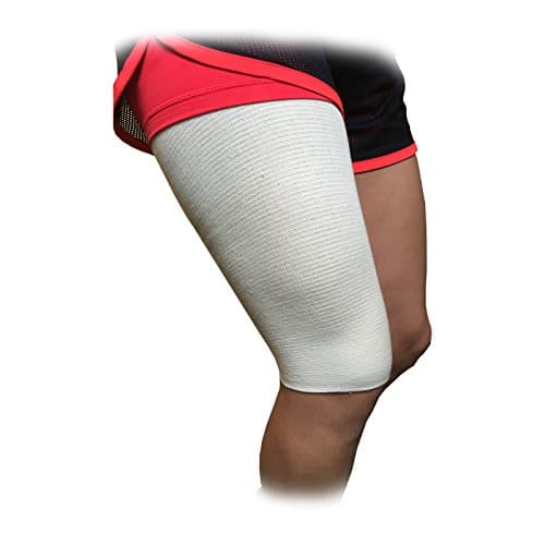 Image of Steroplast 1 METRE OF STEROGRIP PROFESSIONAL ELASTIC TUBULAR SUPPORT LARGE THIGH XL KNEE WHITE SIZE G - UNSTRETCHED BANDAGE CIRCUMFERENCE 24CM