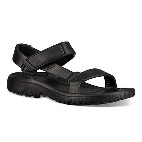 Image of Teva Action Sports (DE) Unisex Hurricane Drift Sandal Kids Sling Back, Black (Black Blk), 13 UK