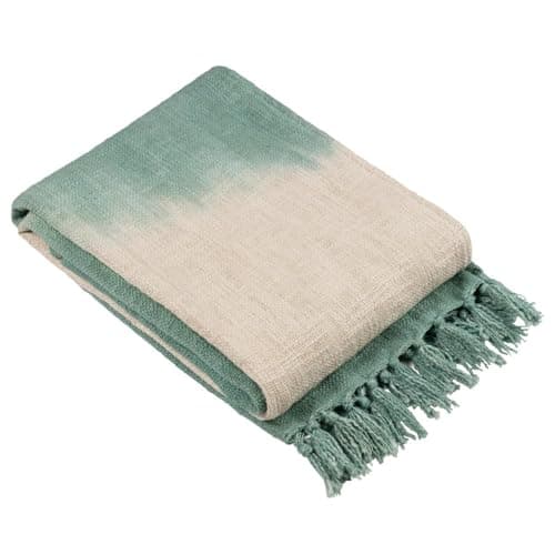 Image of furn. Mizu Dip Dye Fringed Throw