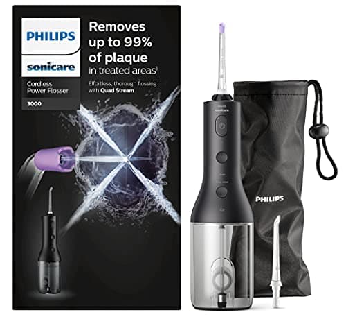 Image of Philips Sonicare Cordless Power Flosser 3000 Dental Jet Black