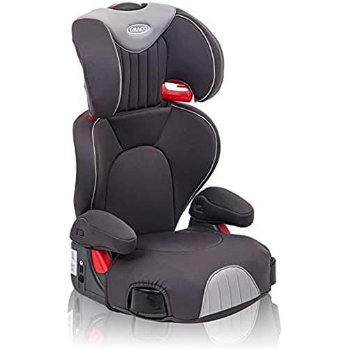 Image of Graco Logico L R44 Highback Booster car seat with cupholders, Suitable from approx. 4 to 12 years (15-36kg), Black fashion