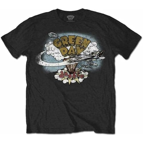 Image of JINYIHOUSE Green Day 'Vintage Dookie' T-Shirt Men Black 3XL